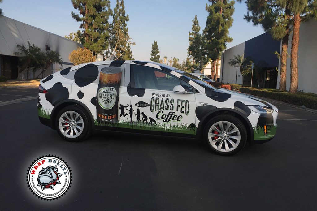 Tesla Model X vehicle wrap project