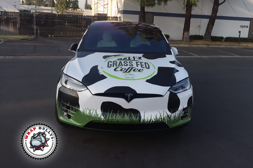 Tesla Model X vehicle wrap project