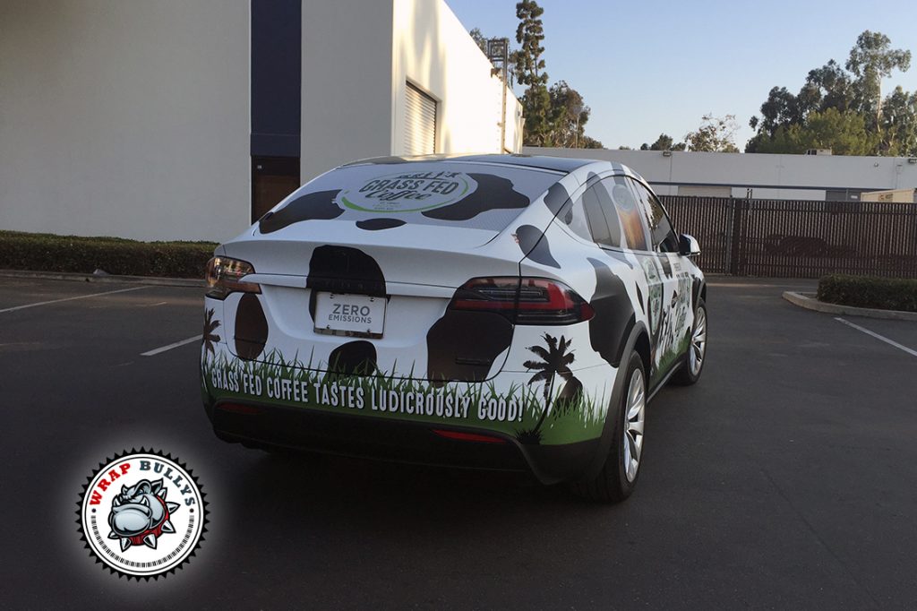 Tesla Model X vehicle wrap project