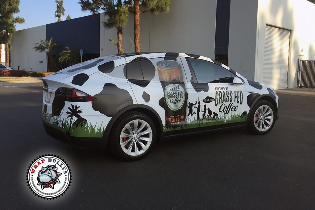 Tesla Model X vehicle wrap project