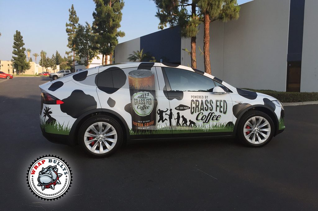 Tesla Model X vehicle wrap project