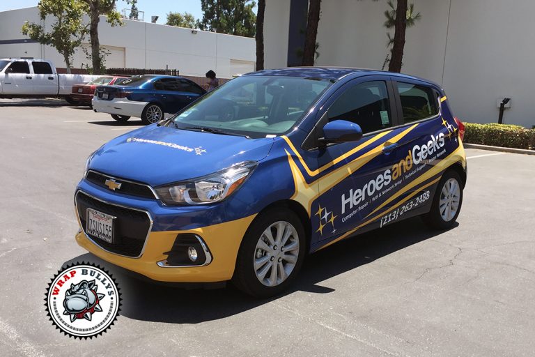 Heroes and Geeks Ford Fit wrap in Gardena