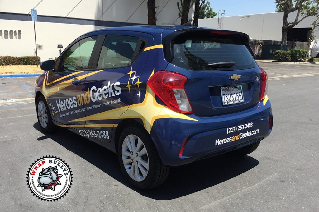 Heroes and Geeks | Chevrolet Spark Wrap project photo 2
