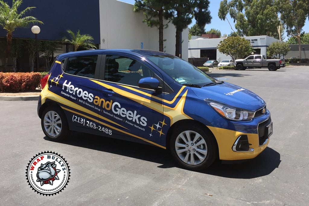 Heroes and Geeks | Chevrolet Spark Wrap project photo 4