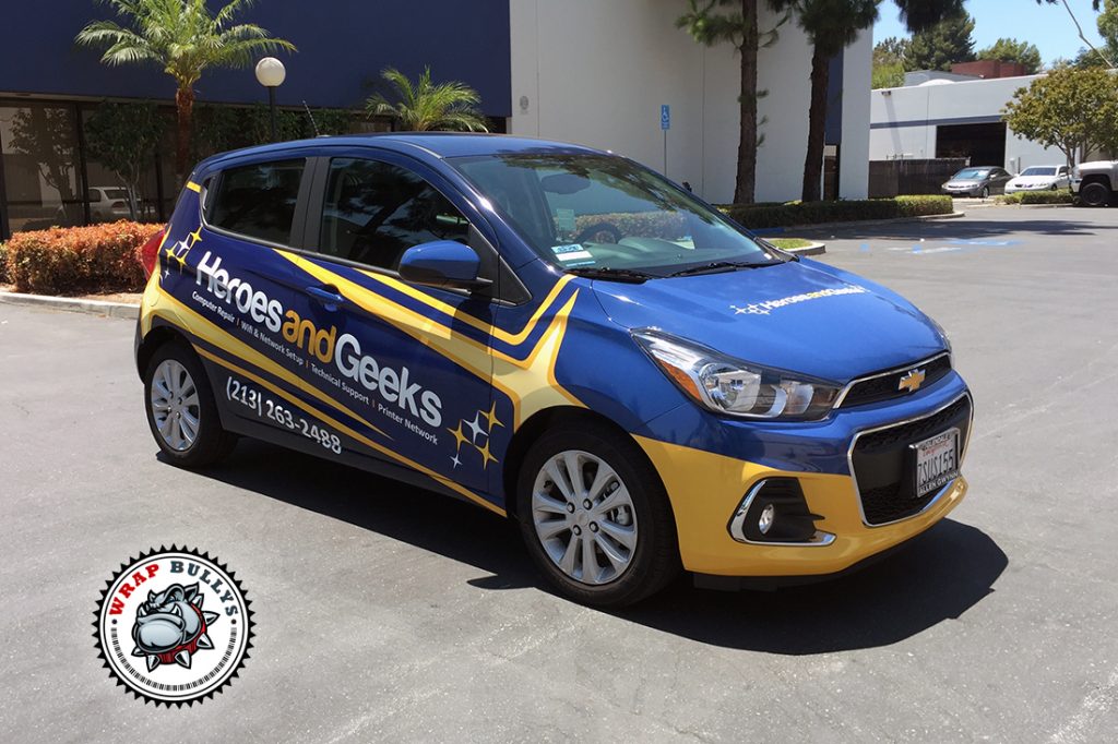 Heroes and Geeks | Chevrolet Spark Wrap project photo 5
