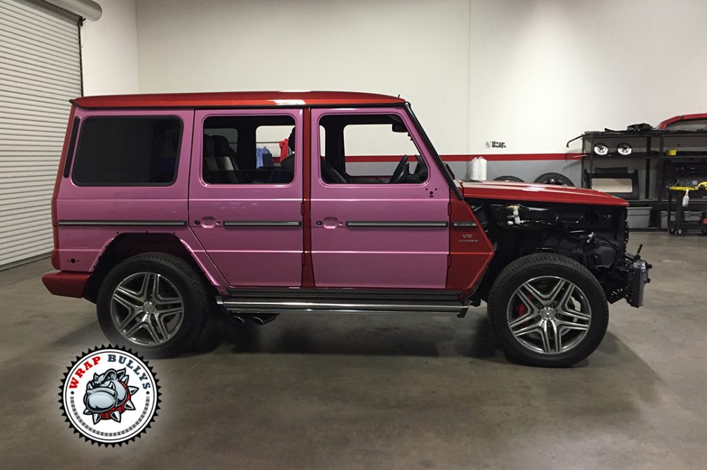 Mercedes vehicle wrap project
