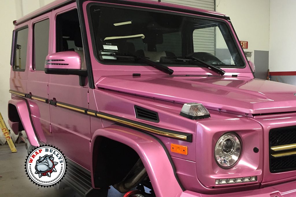 Mercedes vehicle wrap project
