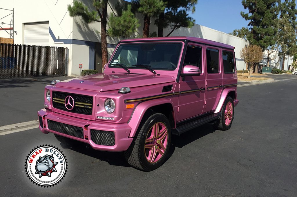 Mercedes vehicle wrap project
