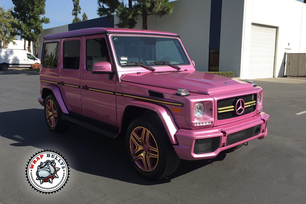 Mercedes vehicle wrap project