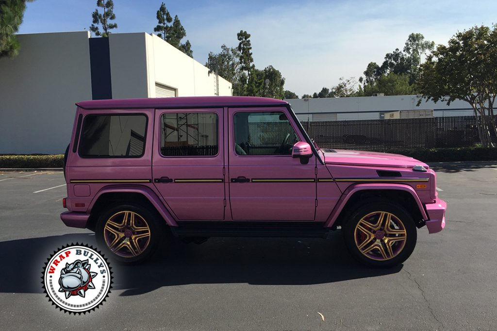Mercedes vehicle wrap project