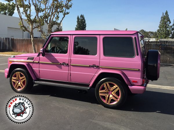 3M Gloss Raspberry Fizz Mercedes Benz G63 AMG Vehicle Wrap