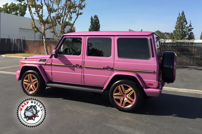 Mercedes-Benz G63 AMG 3M Gloss Raspberry Fizz Wrap Gardena