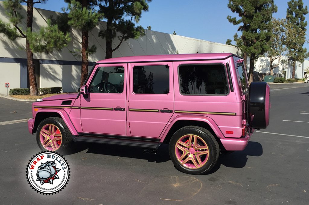 Mercedes vehicle wrap project