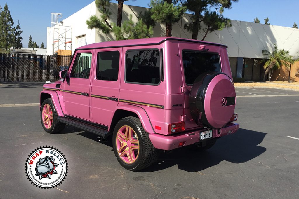 Mercedes vehicle wrap project