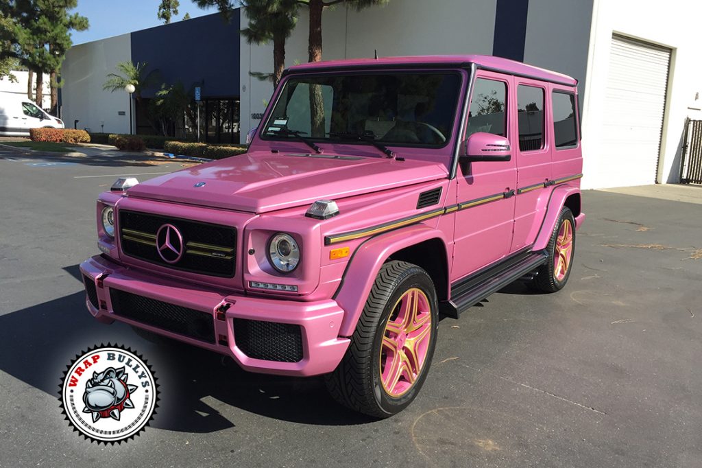 Mercedes vehicle wrap project