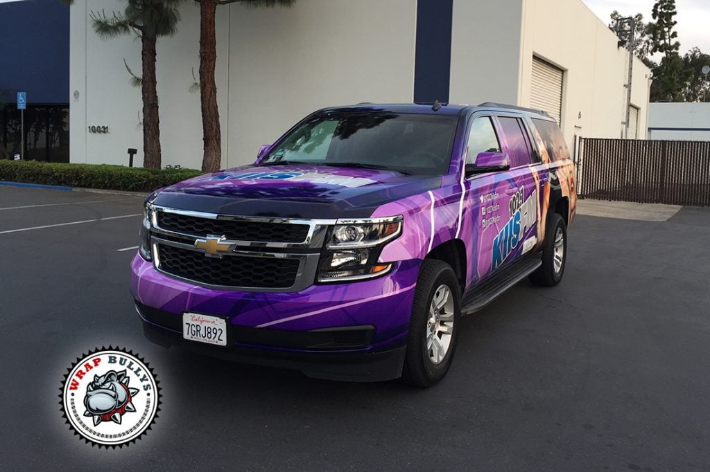 Chevrolet vehicle wrap project