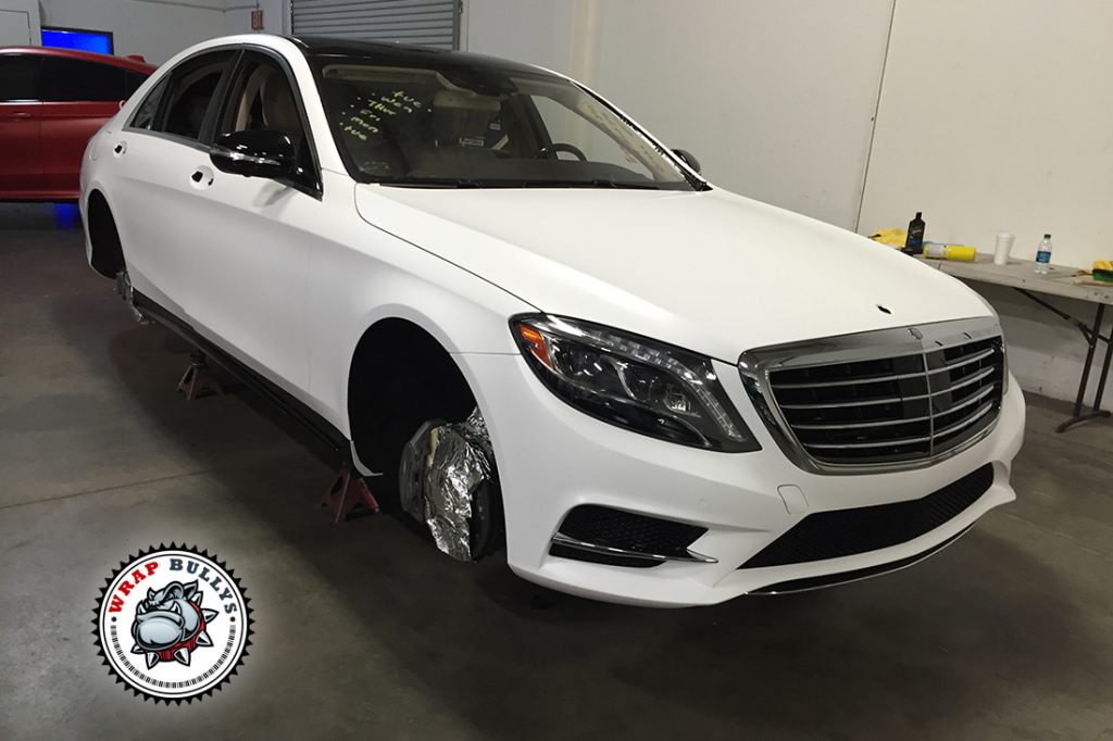 Mercedes vehicle wrap project