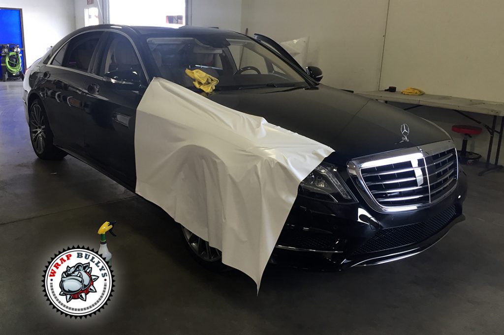 Mercedes vehicle wrap project
