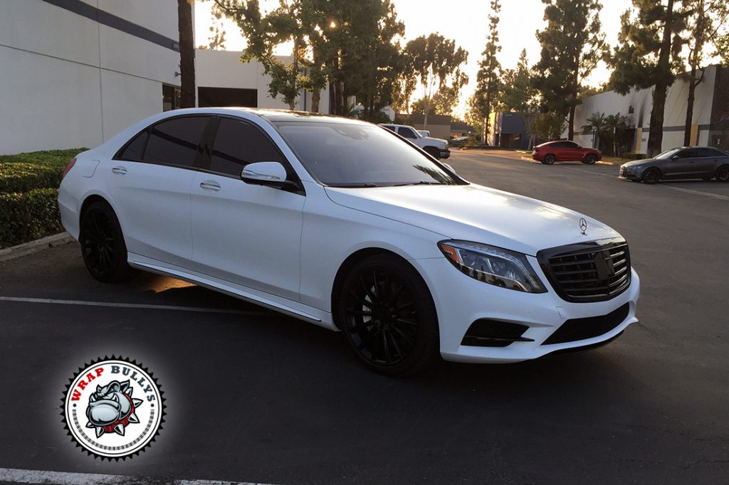 Mercedes vehicle wrap project