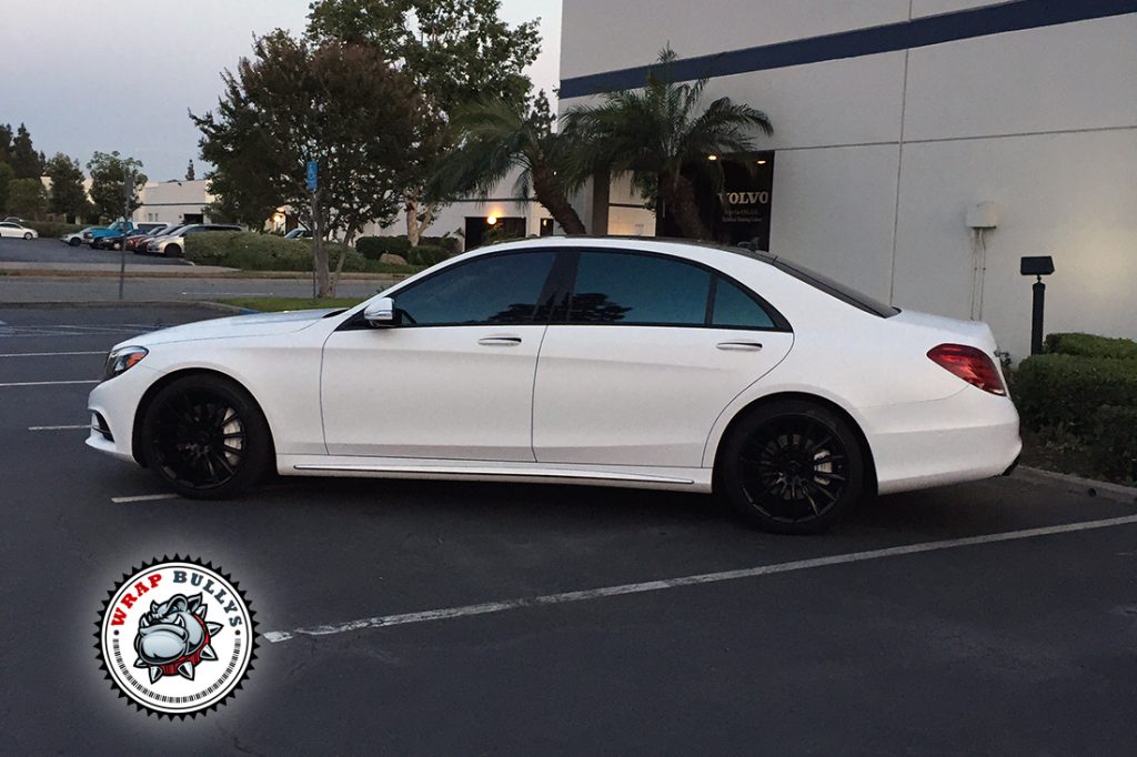 Mercedes vehicle wrap project