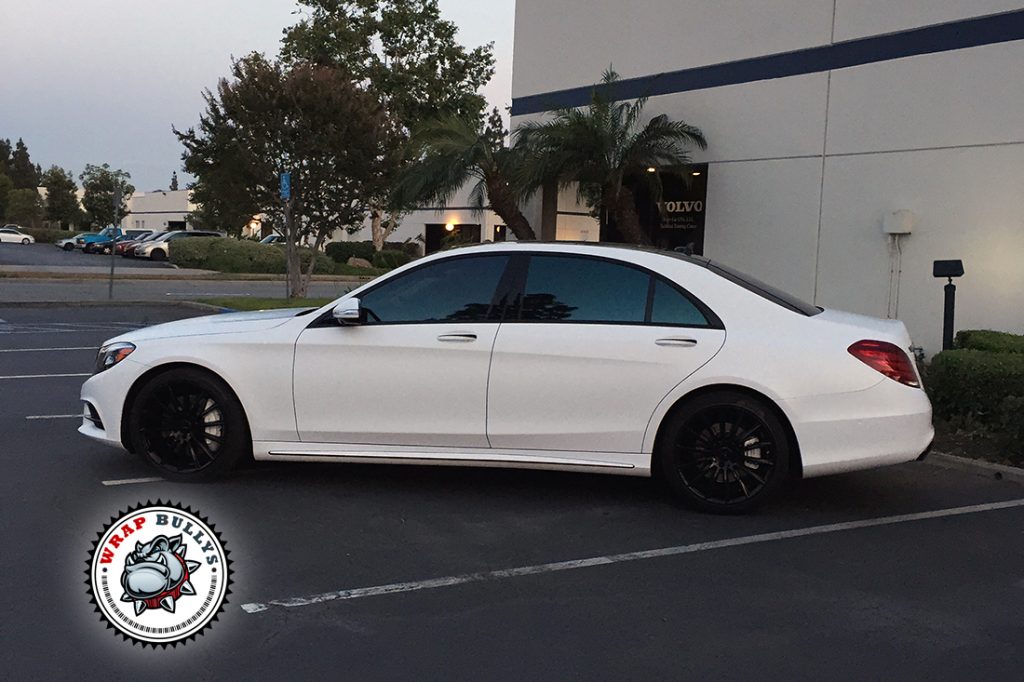 Mercedes vehicle wrap project