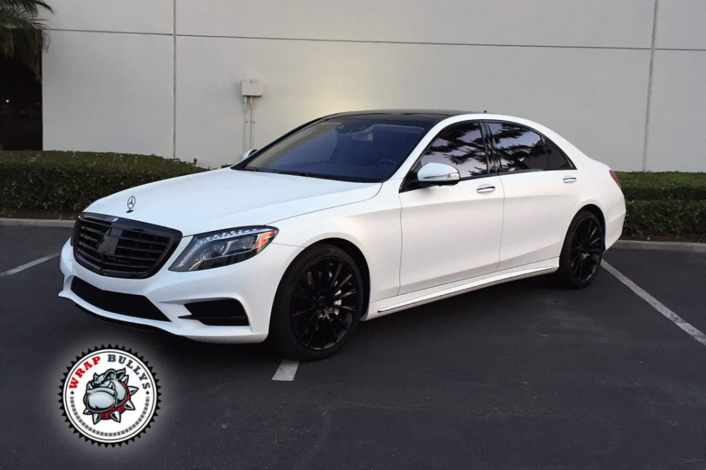 Mercedes vehicle wrap project
