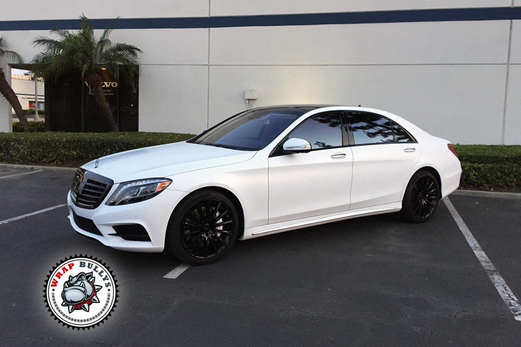 Mercedes vehicle wrap project