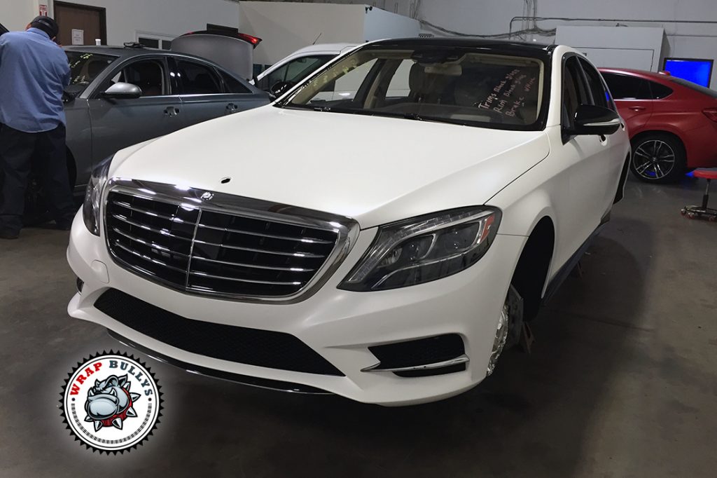 Mercedes vehicle wrap project