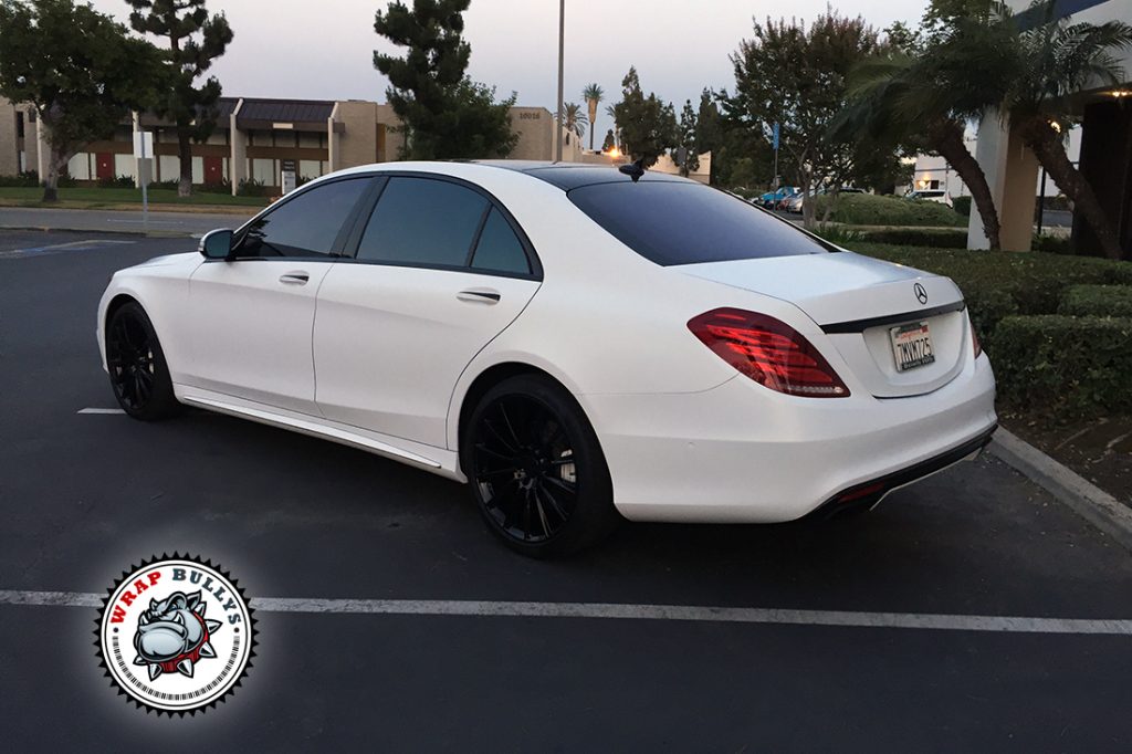 Mercedes vehicle wrap project