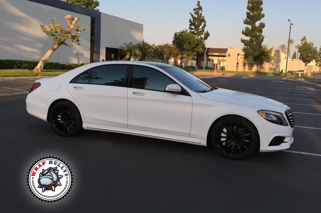 Mercedes vehicle wrap project