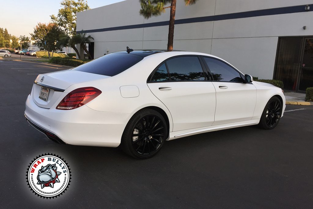 Mercedes vehicle wrap project