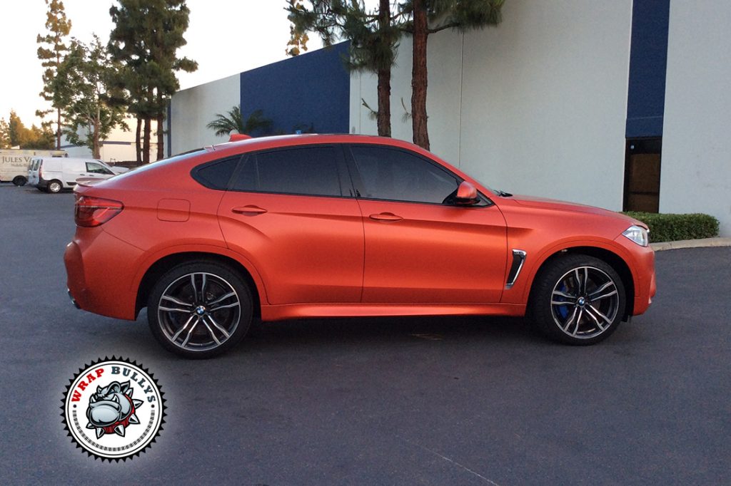 BMW X6M vehicle wrap project