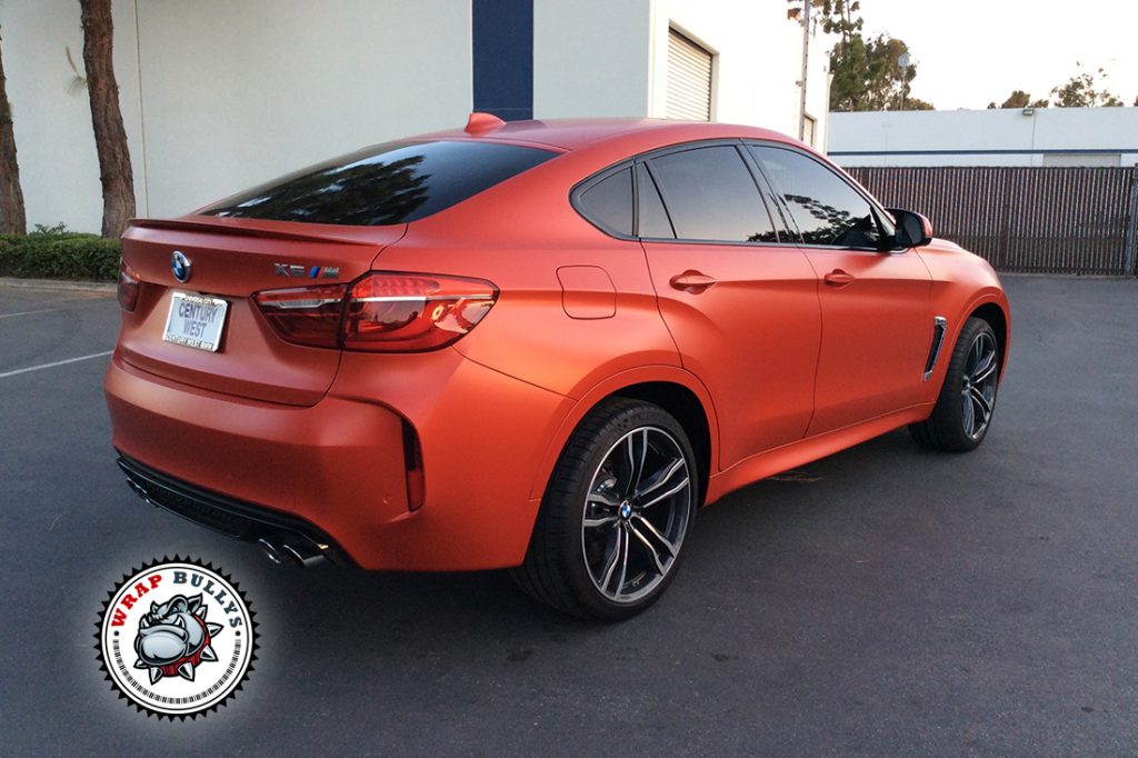 BMW X6M vehicle wrap project