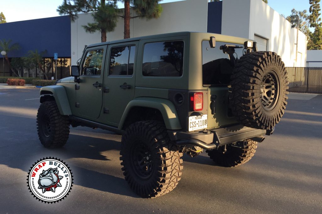 Jeep vehicle wrap project