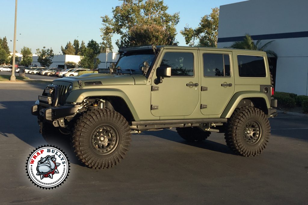 Jeep vehicle wrap project