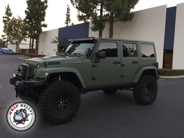 3M Matte Army Green Jeep Wrap