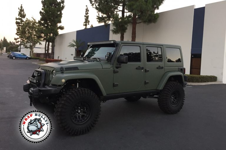 Jeep 3M Matte Army Green Wrap Gardena