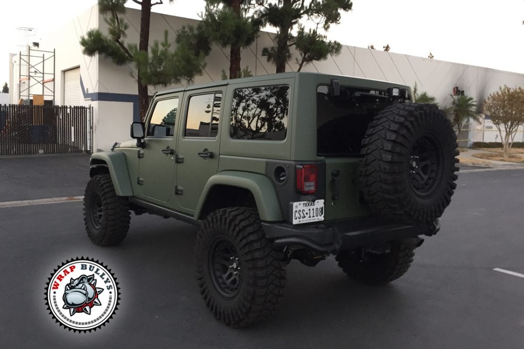 Jeep vehicle wrap project