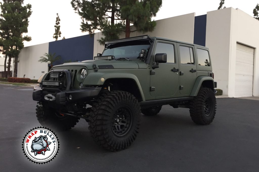 Jeep vehicle wrap project
