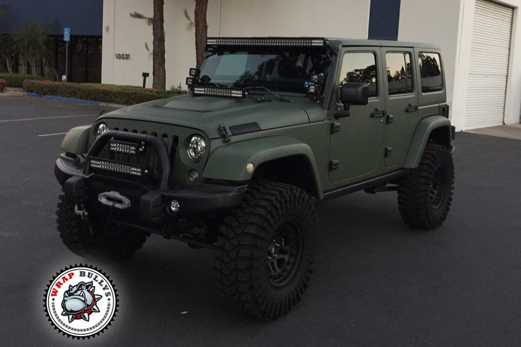 Jeep vehicle wrap project
