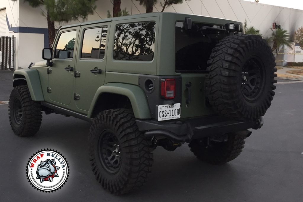 Jeep vehicle wrap project