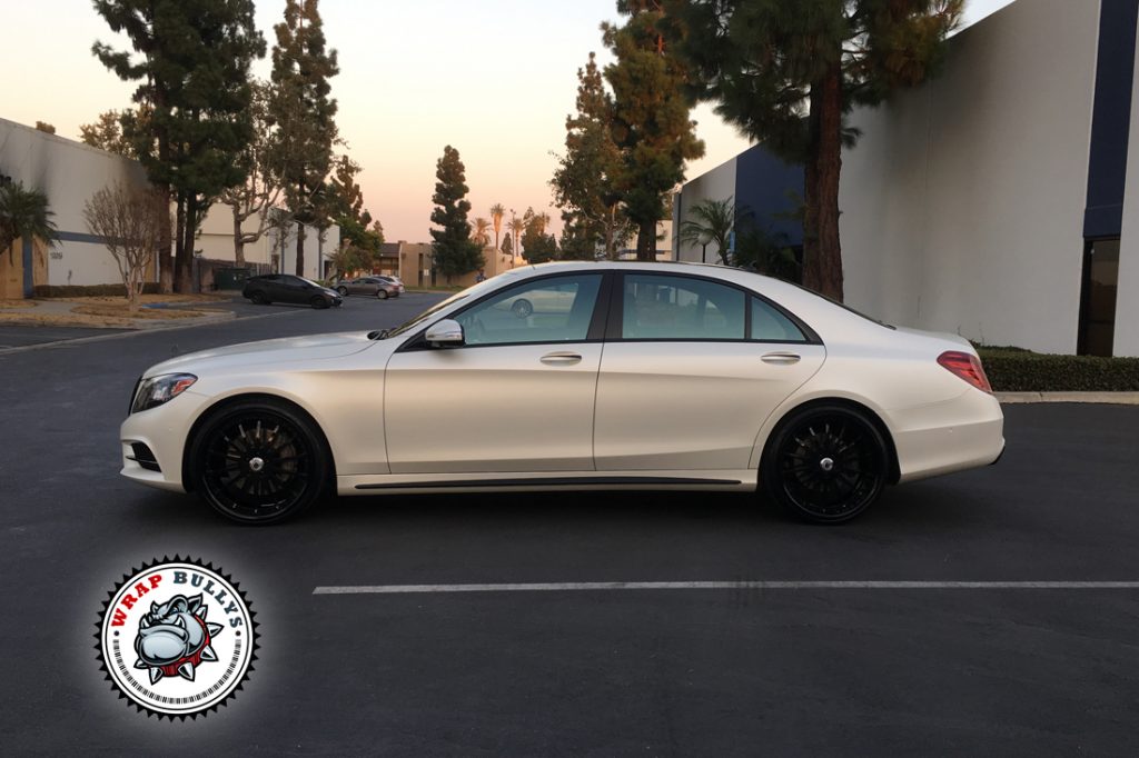 Mercedes vehicle wrap project