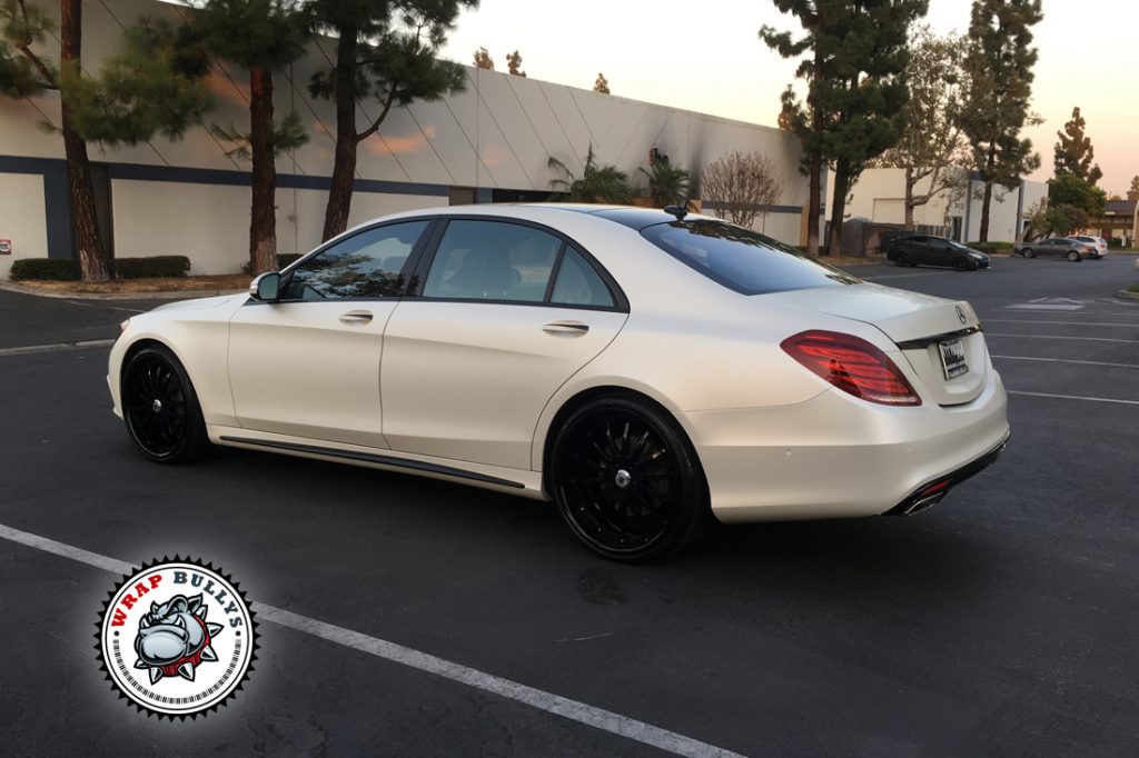 Mercedes vehicle wrap project
