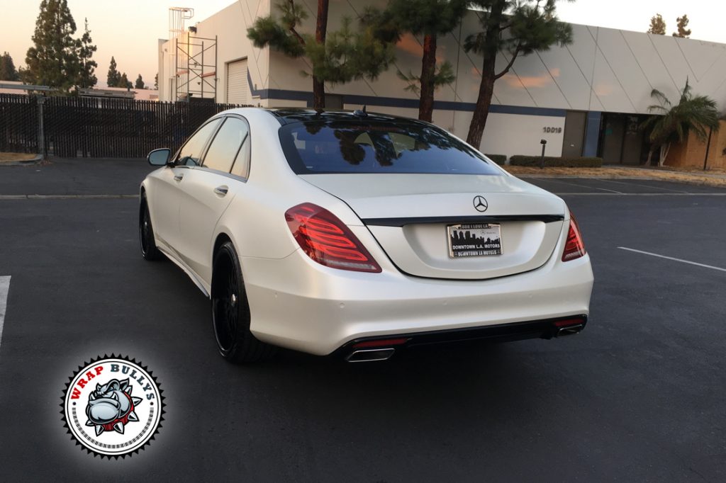 Mercedes vehicle wrap project