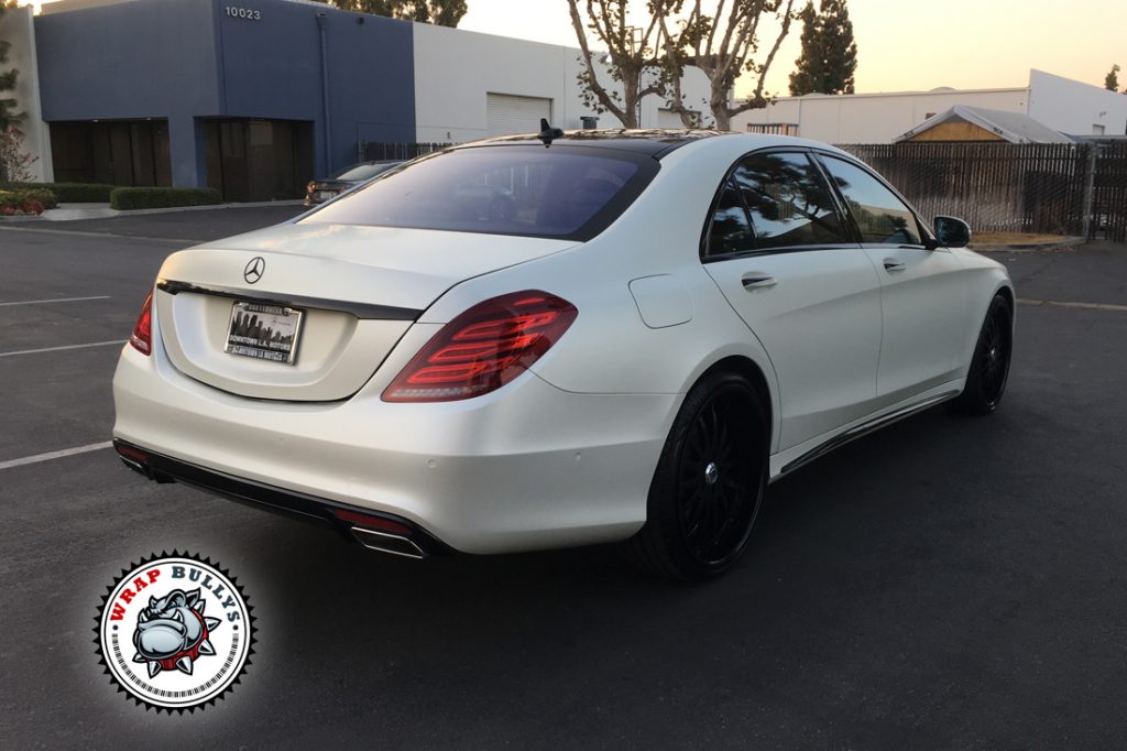 Mercedes vehicle wrap project