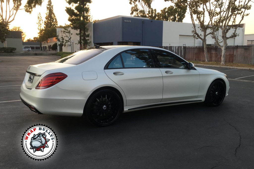 Mercedes vehicle wrap project
