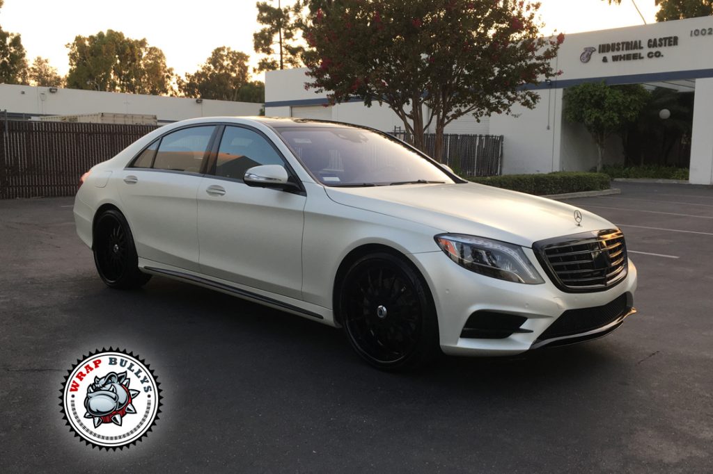 Mercedes vehicle wrap project