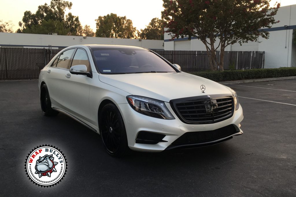 Mercedes vehicle wrap project