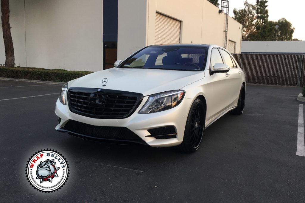 Mercedes vehicle wrap project
