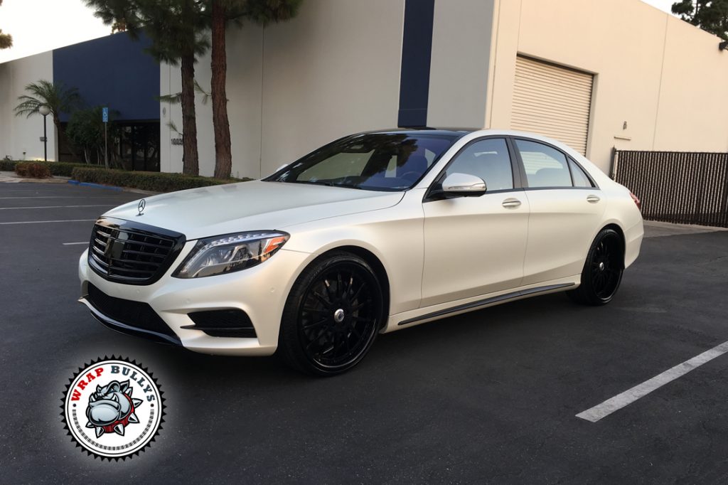 Mercedes vehicle wrap project